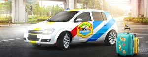 Rotulacion de coche comercial con vinilos