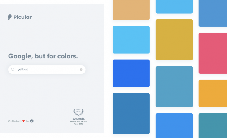 Picular, el motor de búsqueda de colores para diseñadores gráficos