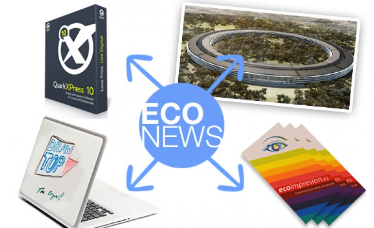 Eco News #4: Quark, Imprenta, Campus Apple, Vinilo pizarra…