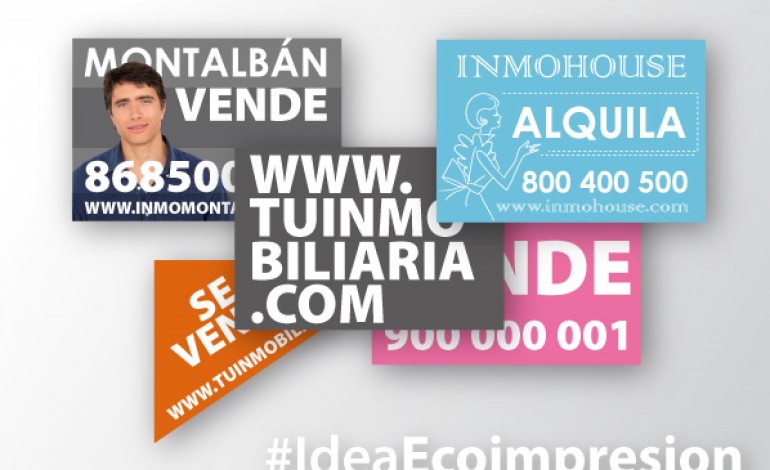 5 ideas para carteles de inmobiliaria