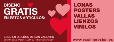 El diseño de tus artículos gratis para San Valentín