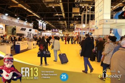 foto de pasillo de la feria exporeclam 2013