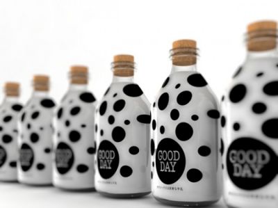 Packaging para botellas de leche mas que originales