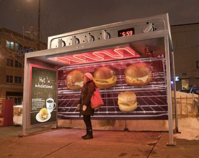 Publicidad original tostadora comida