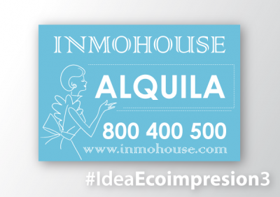 Idea carteles de inmobiliaria diseño