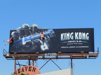 Valla publicitaria gigantes impresión gran formato King kong