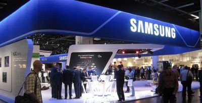 Diseño de stand para ferias de samsung