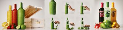 Packaging de botellas de licor