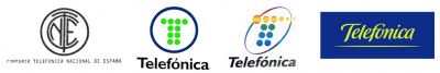 Evolución logotipo telefónica