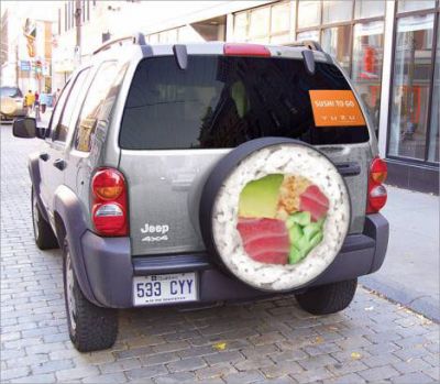 ambient marketing Restaurante sushi