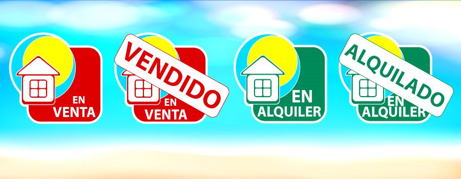 Impresion carteles adhesivos para inmobiliarias