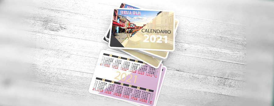 Imprenta calendarios de bolsillo para empresas