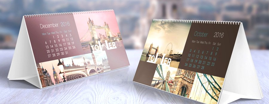 FAbrica de calendarios de sobremesa personalizados