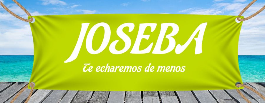 impresion pancartas para despedidas en lona