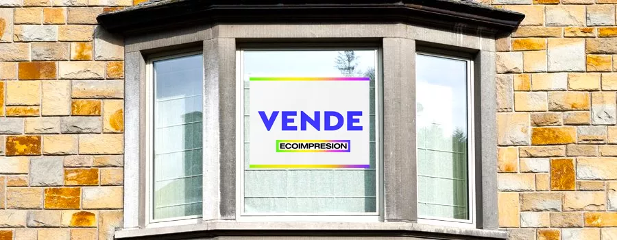 Impresion adhesivos para inmobiliarias