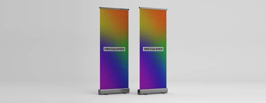 impresion digital de roll up