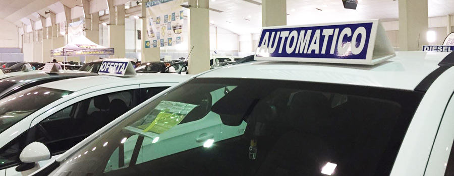 Carteles triangulo para venta de coches ocasion