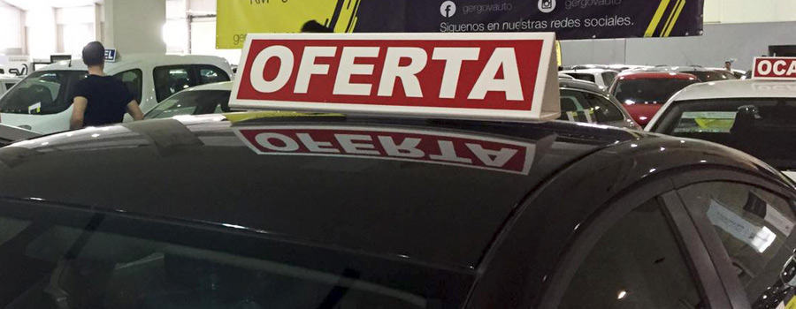 Carteles personalizados concesionarios vehiculos
