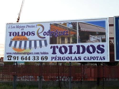 Impresión gran formato de vallas publicitarias Rótulos Rodriguez