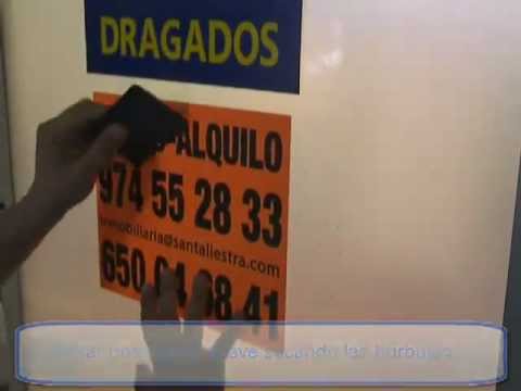 como pegar un vinilo transparent