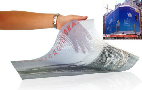 lona microperforada publicidad impactante