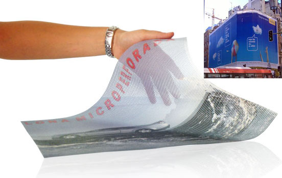 lona microperforada publicidad impactante