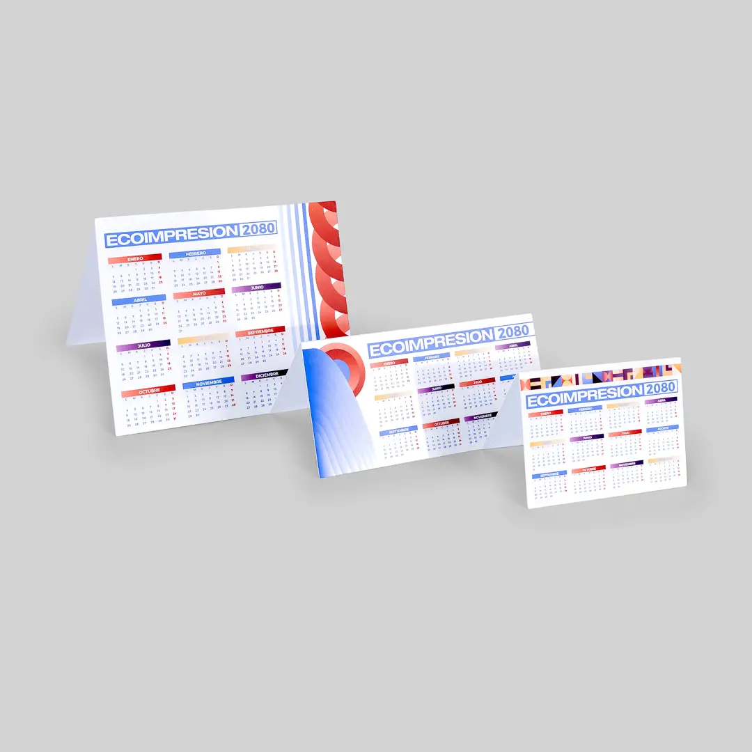 Calendarios glasspack personalizados VARIAS MEDIDAS