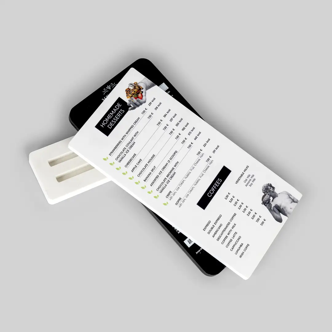 Cartas menu restaurantes pvc esmuado 2 SECUND2