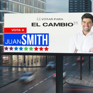 VALLA publicitarias para ELECCIONES